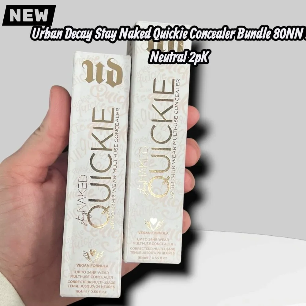 NEW Urban Decay Stay Naked Quickie Concealer Bundle 80NN Deep Neutral 2pc
